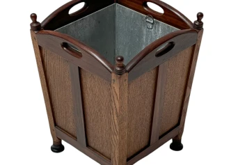 Jac. van den Bosch Art Deco Amsterdamse School Litter Basket for 't Binnenhuis